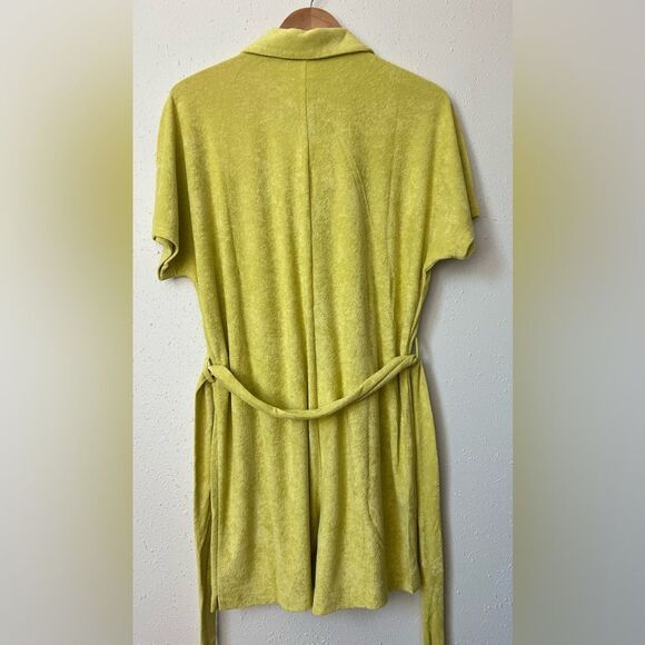 NWT Andie Swim The Palma Terry Button- Up Romper in Honeysuckle Size M - Picture 3 of 8